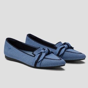 Viviana Pointed-Toe Bow Loafers (Michelle 2.0) 10/41.5